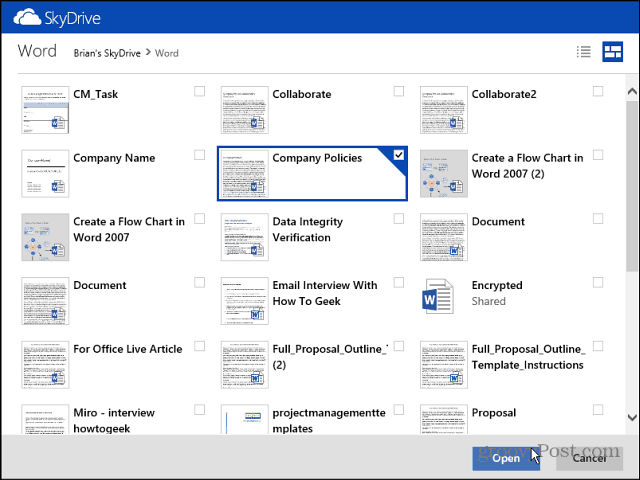 Jak udostępniać pliki z SkyDrive w Outlook.com