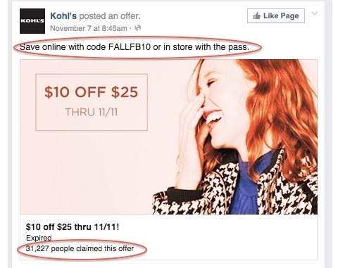 oferta kohls