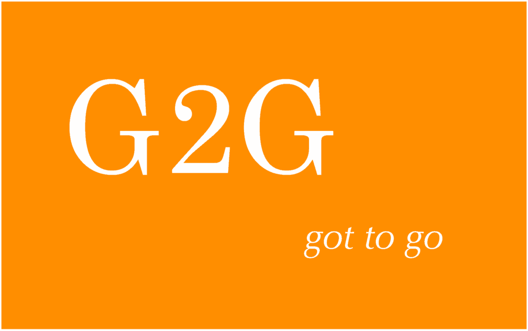 Znaczenie G2G