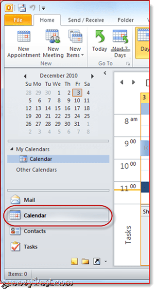 Kalendarz Google do programu Outlook 2010