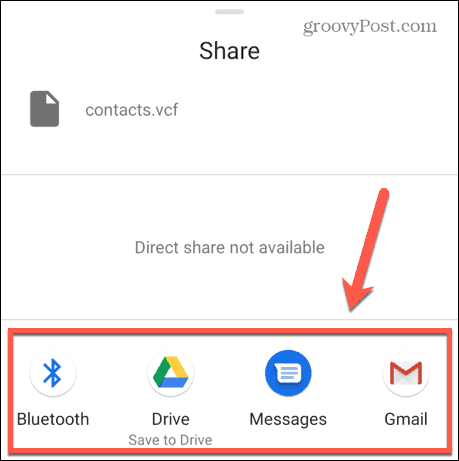 Android udostępniaj kontakty