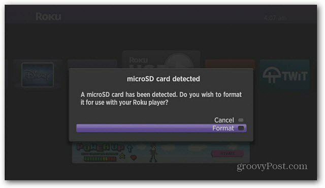 Wykryto kartę microSD