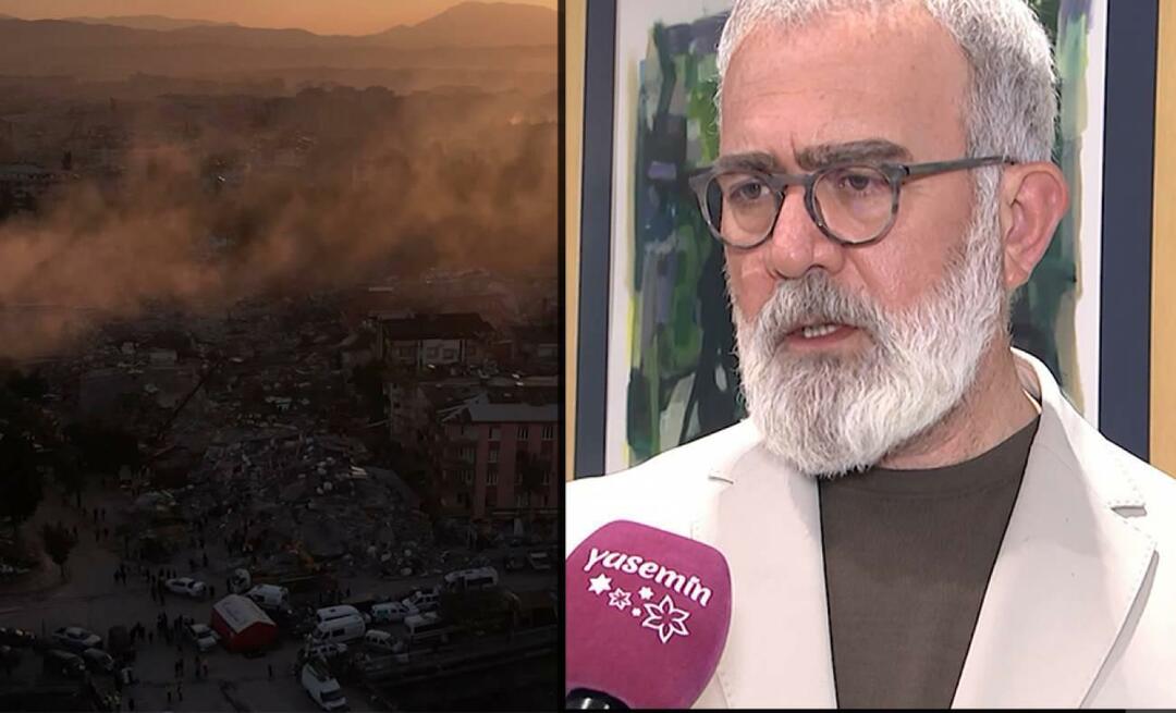 Bahadır Yenişehirlioğlu rozmawiał prywatnie z Yasemin: Gdyby to trzęsienie ziemi miało miejsce w Anglii…