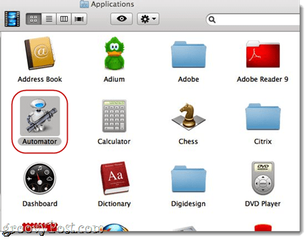 Łącz pliki PDF za pomocą Automatora za pomocą Mac OS X.