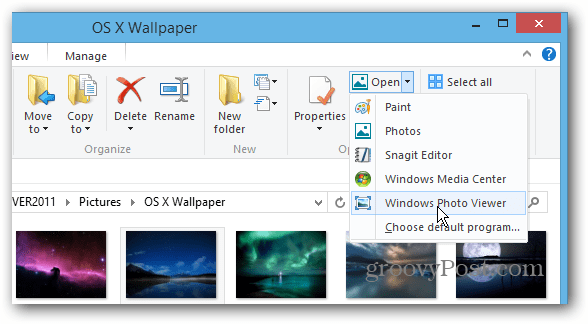 Wybierz Program Eksploratora Windows