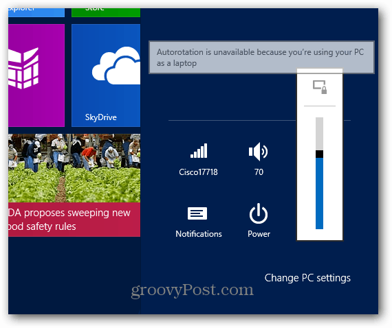 Jak zablokować obrót ekranu na powierzchni w systemie Windows RT
