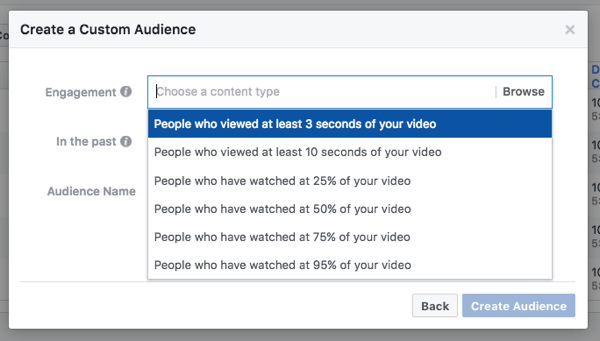 Kieruj reklamy na ludzi według tego, ile obejrzeli Twojego filmu.