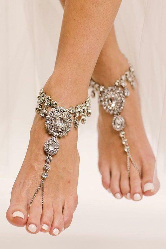 biżuteria na stopy