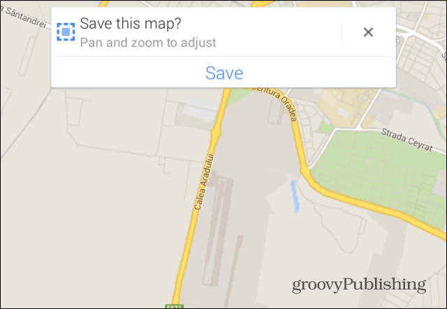 Pan Maps Save pan