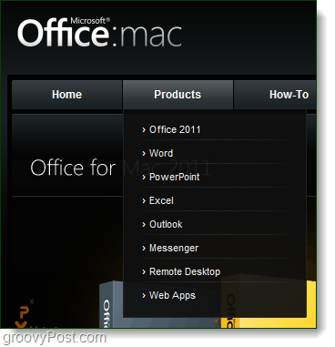 strona internetowa biura dla komputerów Mac