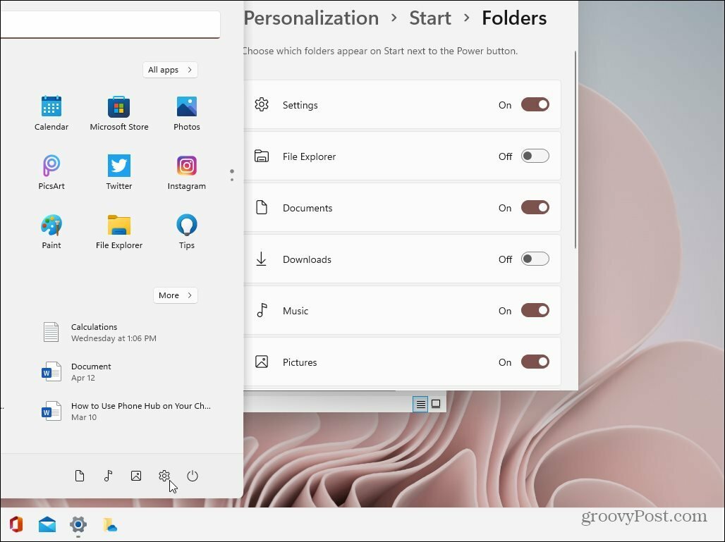 Jak dodawać lub usuwać foldery w menu Start systemu Windows 11