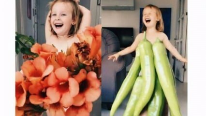 Robiła ubrania dla swojej córki z owoców i warzyw!