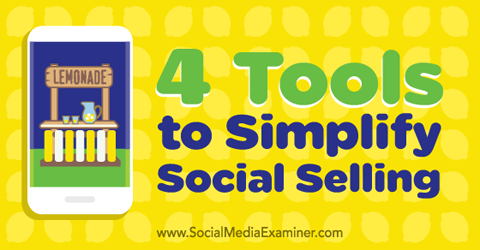 cztery narzędzia sprzedaży społecznościowej