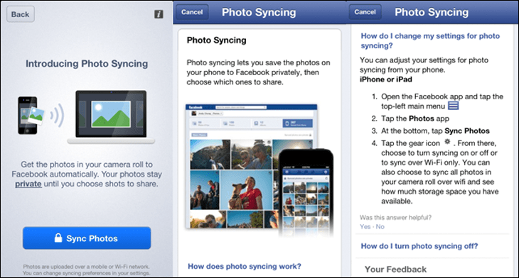 Korzystanie z aplikacji Facebook Moments do zarządzania zsynchronizowanymi zdjęciami