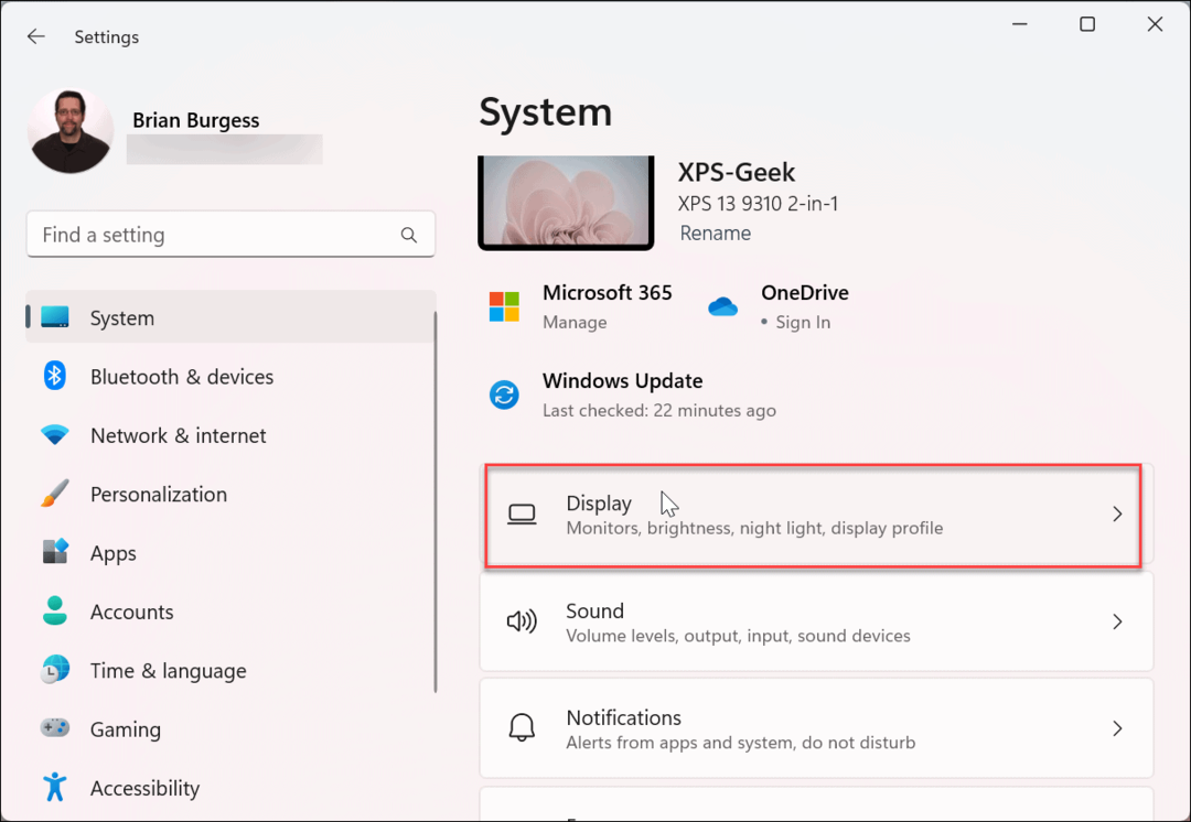 Zmień rozdzielczość ekranu w systemie Windows 11