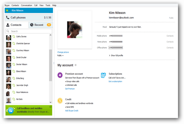 Aktualizacja Skype 6.1 dla systemu Windows obejmuje integrację z programem Outlook