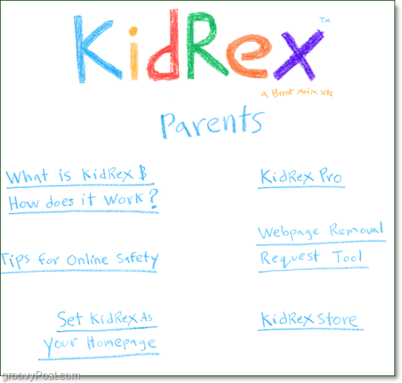 menu rodziców kidrex