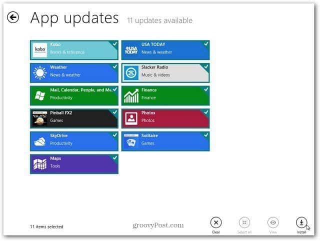 Uaktualnij aplikacje systemu Windows 8 w prosty sposób