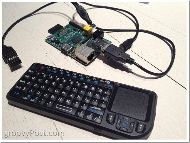 bezprzewodowa klawiatura favi na Raspberry Pi