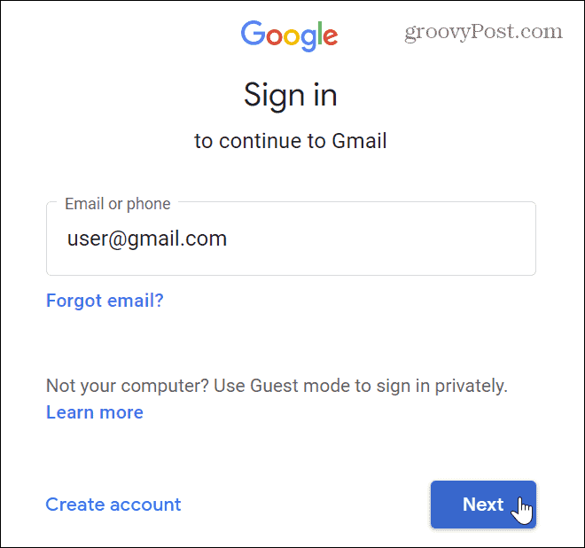 Dodaj Gmaila do paska zadań Windows 11