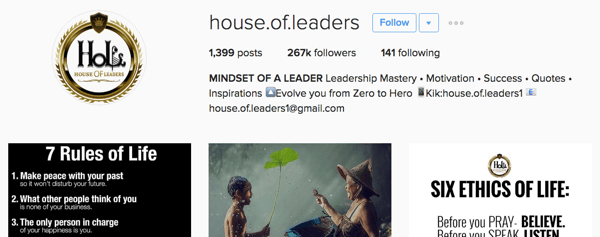 dom liderów instagram bio