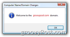 Windows Vista Dołącz do ekranu powitalnego domeny AD w usłudze Active Directory