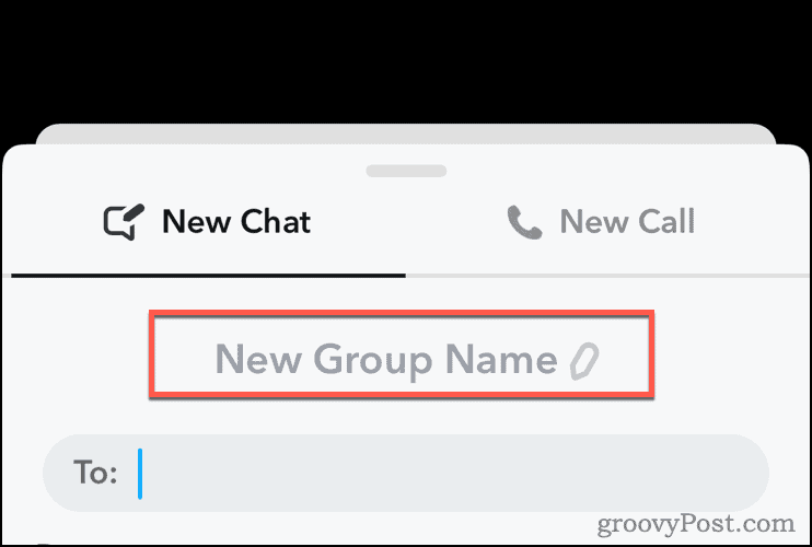 Edytuj nazwę grupy w Snapchacie