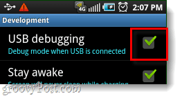 tryb debugowania USB na Androidzie