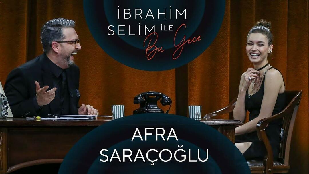 Dzisiejszy program z Afra Saraçoğlu İbrahim Selim