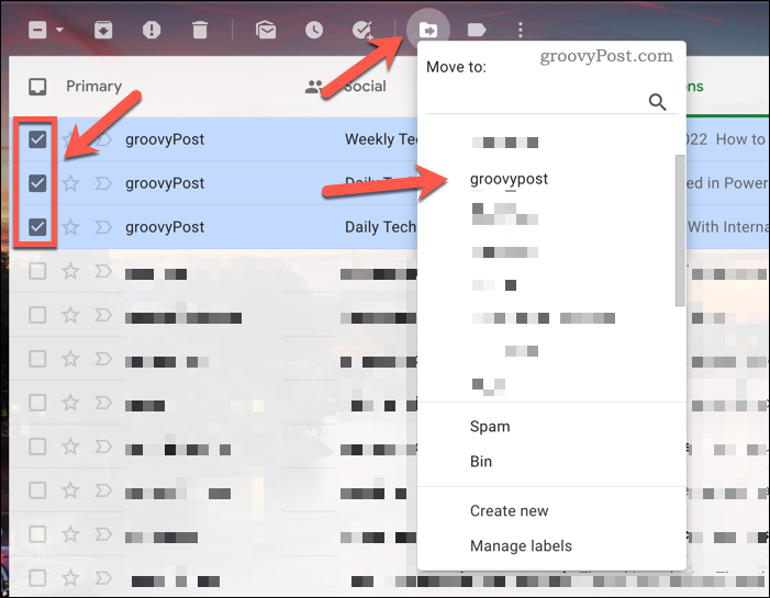 Przenoszenie postów z Gmaila
