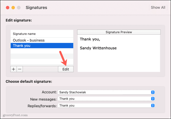 Edytuj podpis