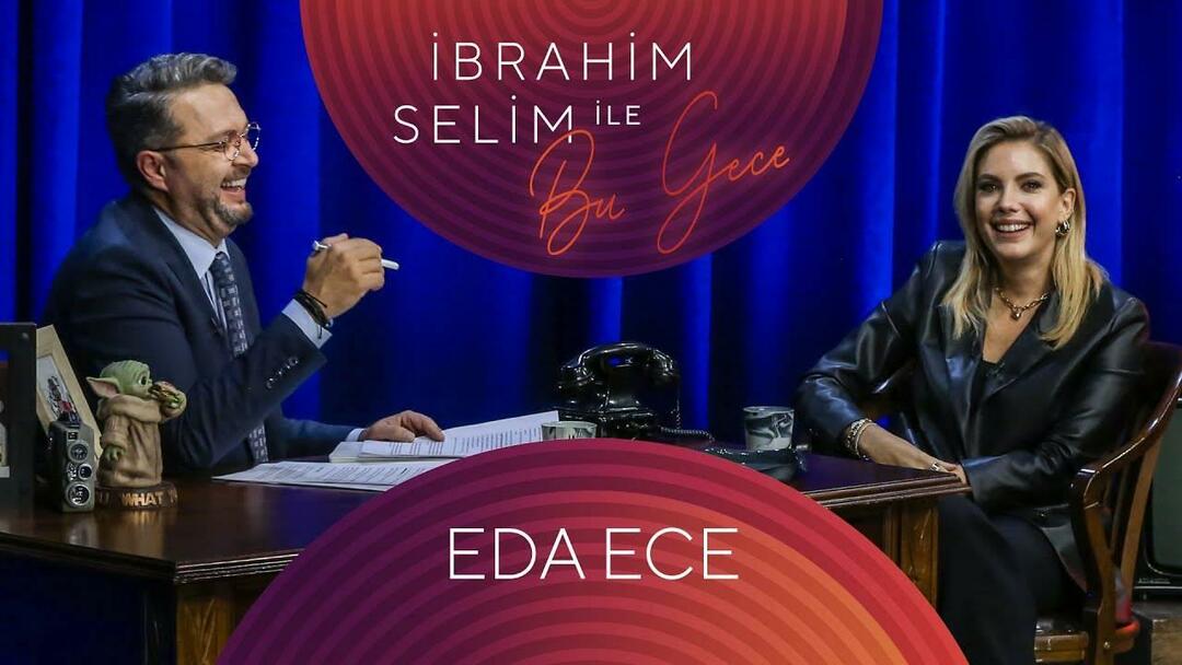 Eda Ece z Dzisiejszej nocy z İbrahimem Selimem