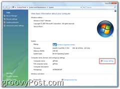 Ekran systemu Windows 7 lub Vista
