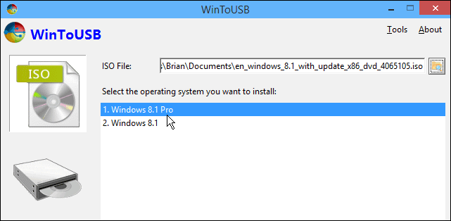 Uruchom przenośną wersję systemu Windows z napędu USB