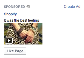 Shopify reklama na Facebooku