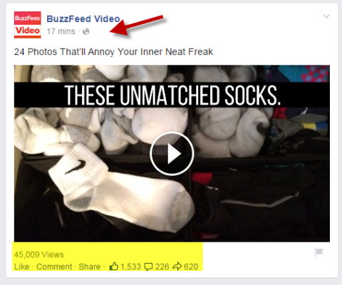 buzzfeed wideo post na Facebooku