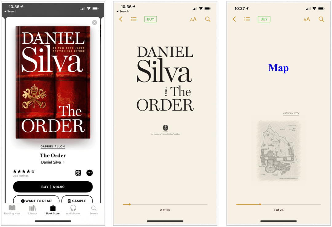 Apple Books na iPhone'a