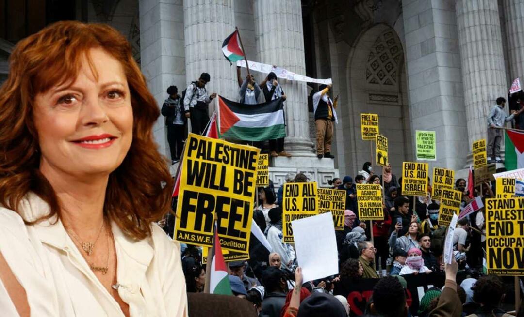 Nowy Jork stanął w obronie Palestyny! Susan Sarandon rzuciła wyzwanie Izraelowi: Czas być wolnym