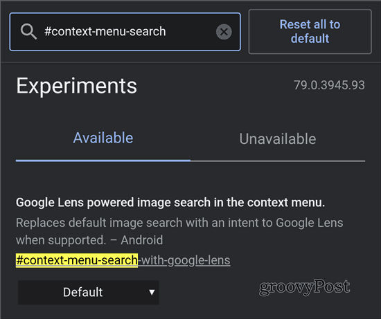 Włącz wyszukiwanie w Google Lens Chrome