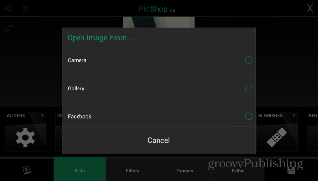 PicShop Android ładuje obraz
