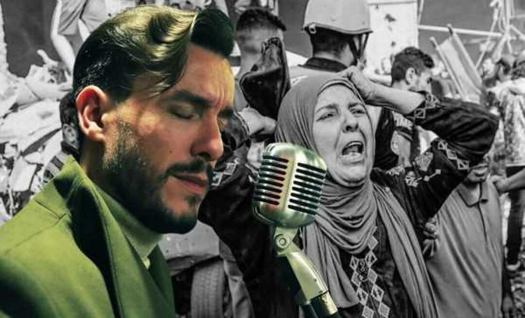 Akcja Cema Adriana, który zaśpiewał swoją balladę dla narodu palestyńskiego, spotkała się z wielkim aplauzem!