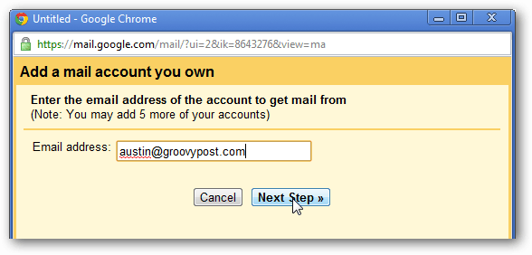 Dodaj adres e-mail