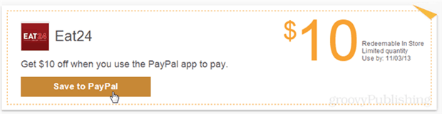 Uzyskaj 10 USD za darmo w dowolnej restauracji Eat24 za pomocą aplikacji PayPal