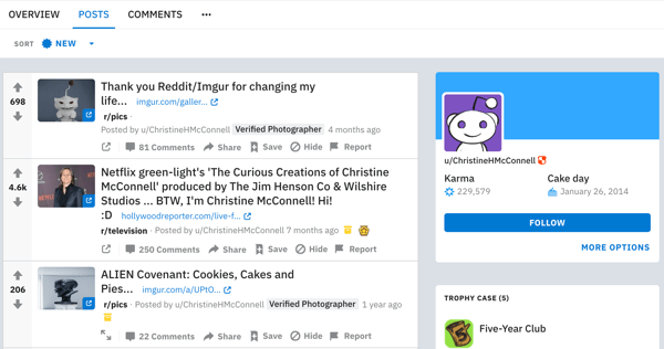Jak promować swoją firmę na Reddit, udany przykład marketingowy kanału dla majsterkowiczów autorstwa u / ChristineHMcConnell