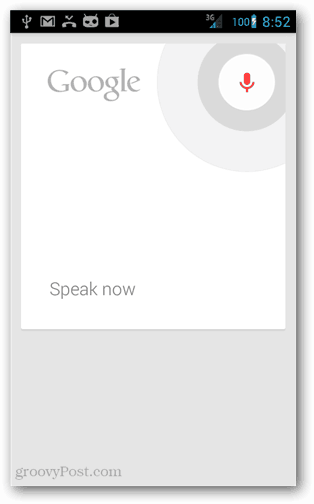 Lista poleceń głosowych Google Now