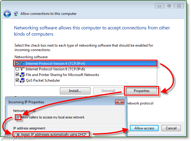 Skonfiguruj VPN - host PPTP na twoim komputerze z systemem Windows 7 [instrukcje]