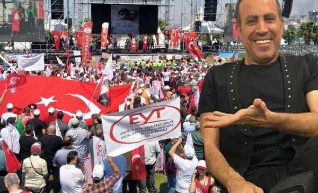 Haluk Levent zwrócił się do członków EYT po oświadczeniu Erdoğana! „Z twoją pierwszą pensją…”