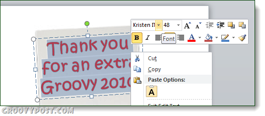 Powerpoint e-card cut n paste