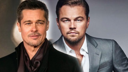 W obliczu Brada Pitta, Leonardo DiCaprio! Brat Pitt jak dziecko ...