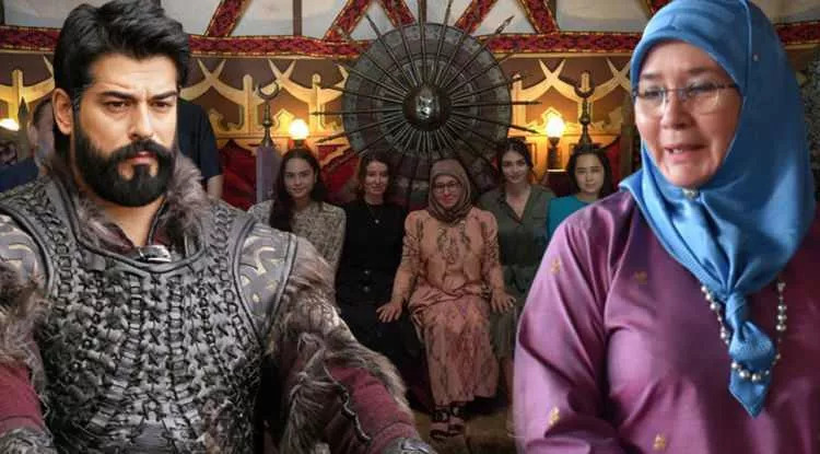 Królowa Malezji okazuje się być fanką establishmentu Osman: W każdym odcinku udzielasz lekcji historii